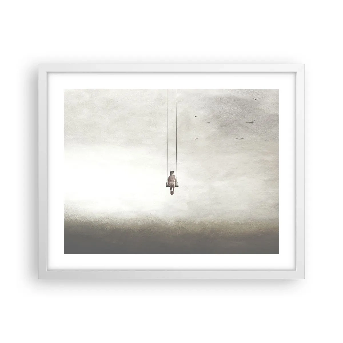 Poster in white frmae - Child in Us - 50x40 cm