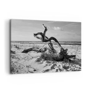 Canvas picture - Seaside Sculpture - 120x80 cm