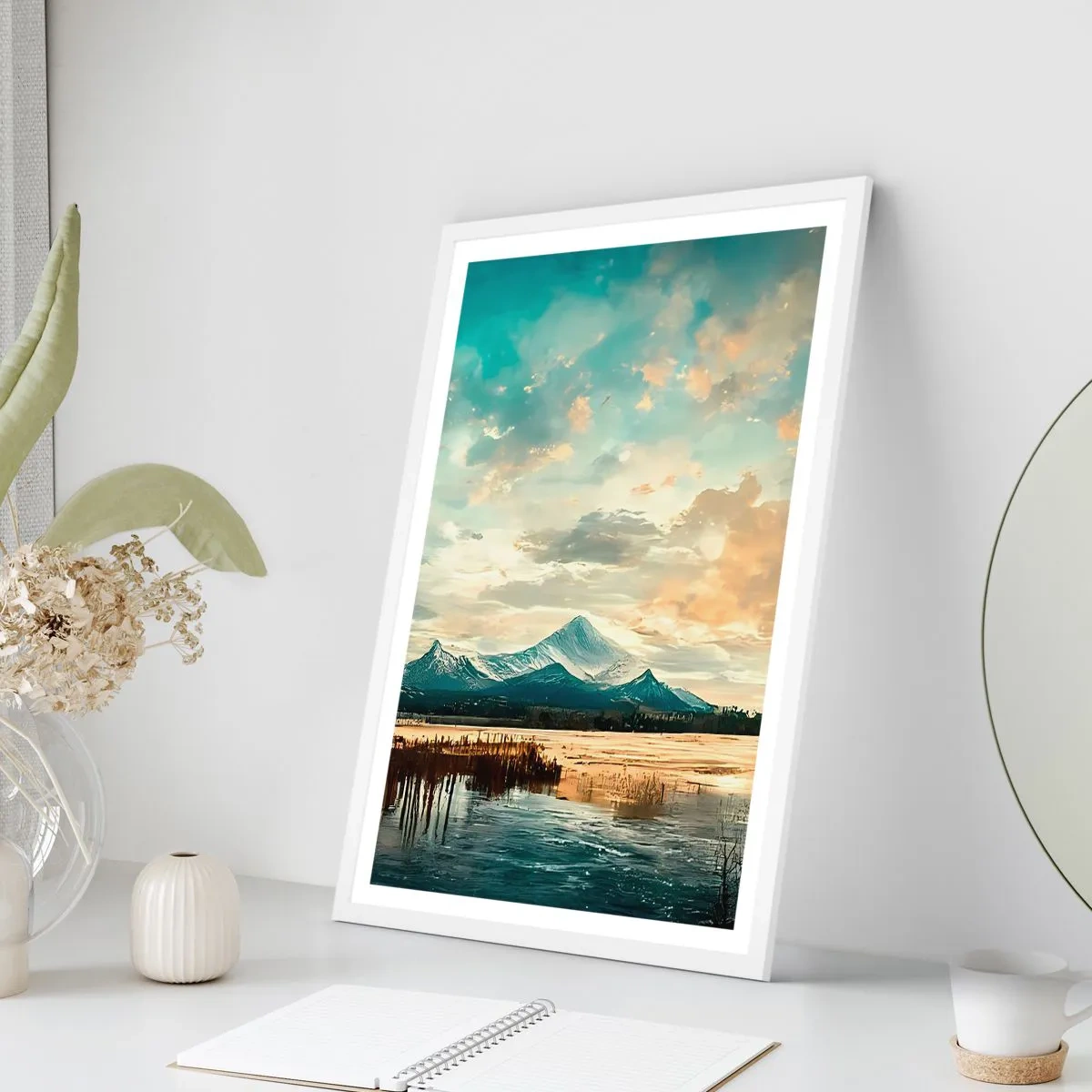 Poster in white frmae - Under Heaven's Protection - 61x91 cm