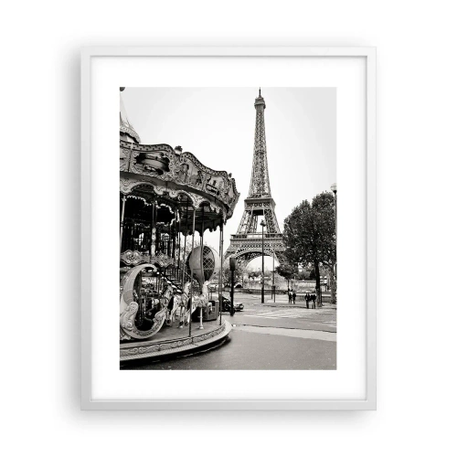 Poster in white frmae - Such Fun Only in Paris - 40x50 cm