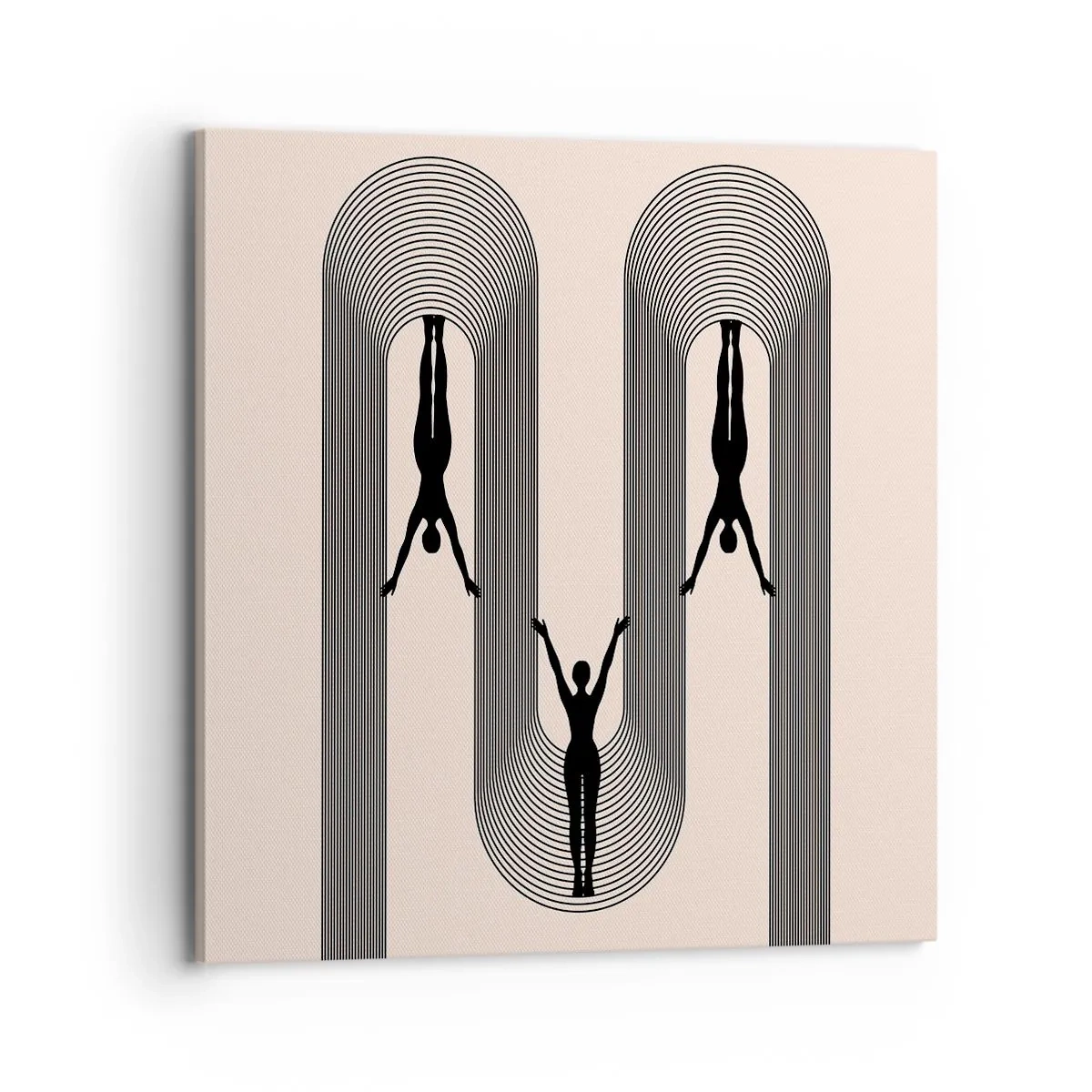 Canvas picture - Upside Down - 70x70 cm