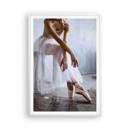 Poster in white frmae - Before the Ramp Lights Are On - 70x100 cm