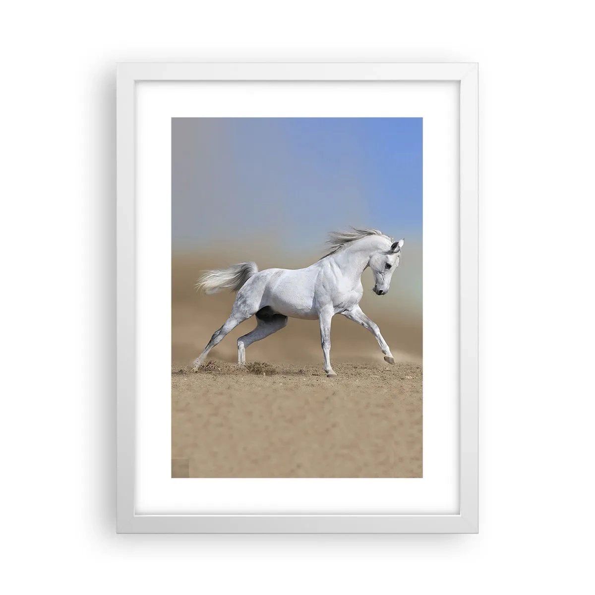 Poster in white frmae - The Most Beautiful Arabic Tale - 30x40 cm
