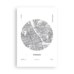 Poster - Anatomy of Warsaw - 61x91 cm