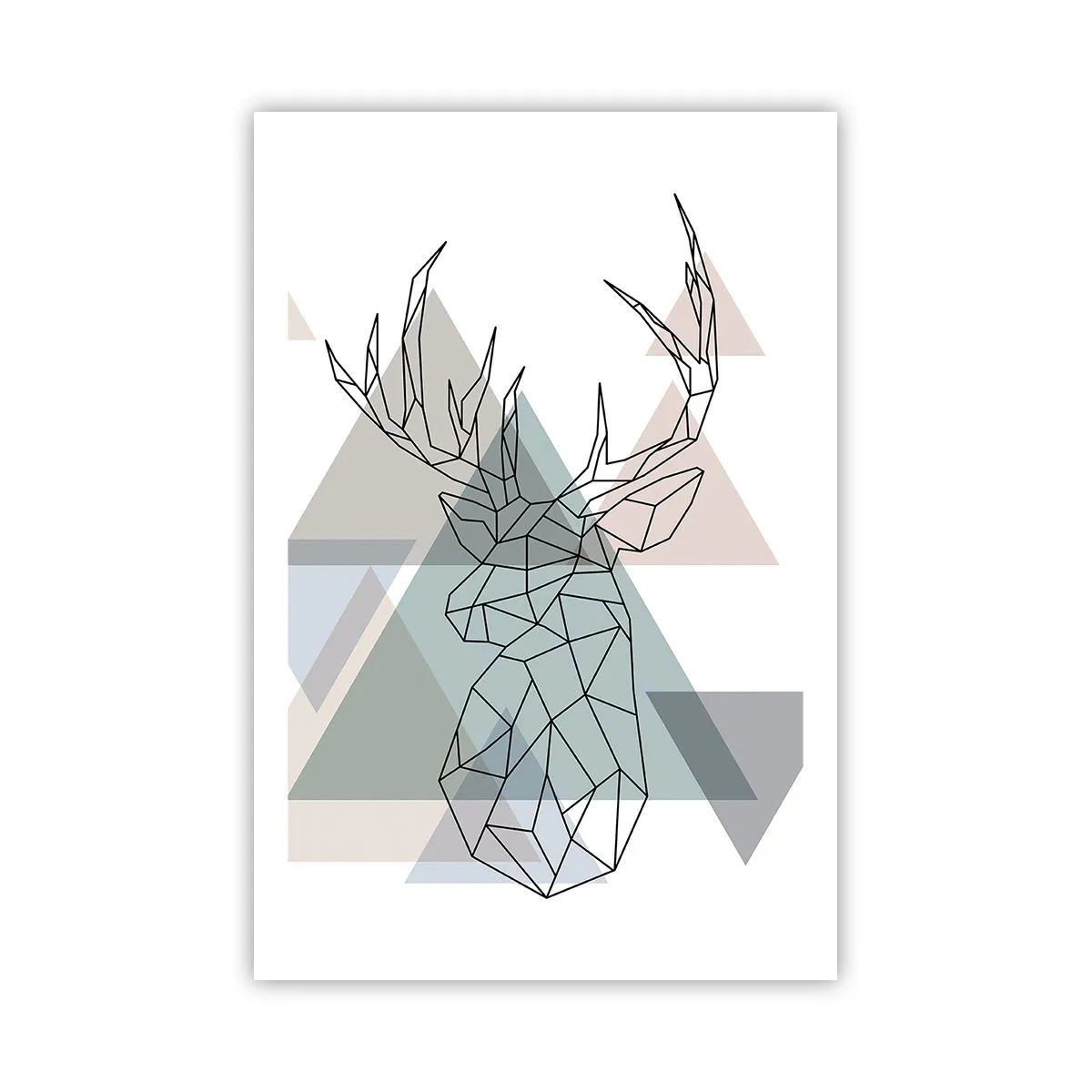 Poster - In a Geometrical Forest - 61x91 cm