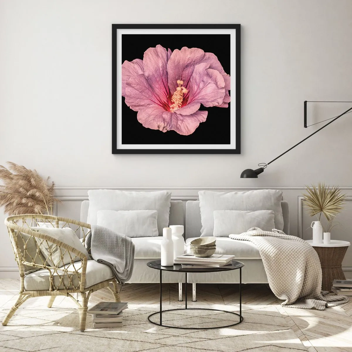 Poster in black frame - Straight from the Heart - 40x40 cm