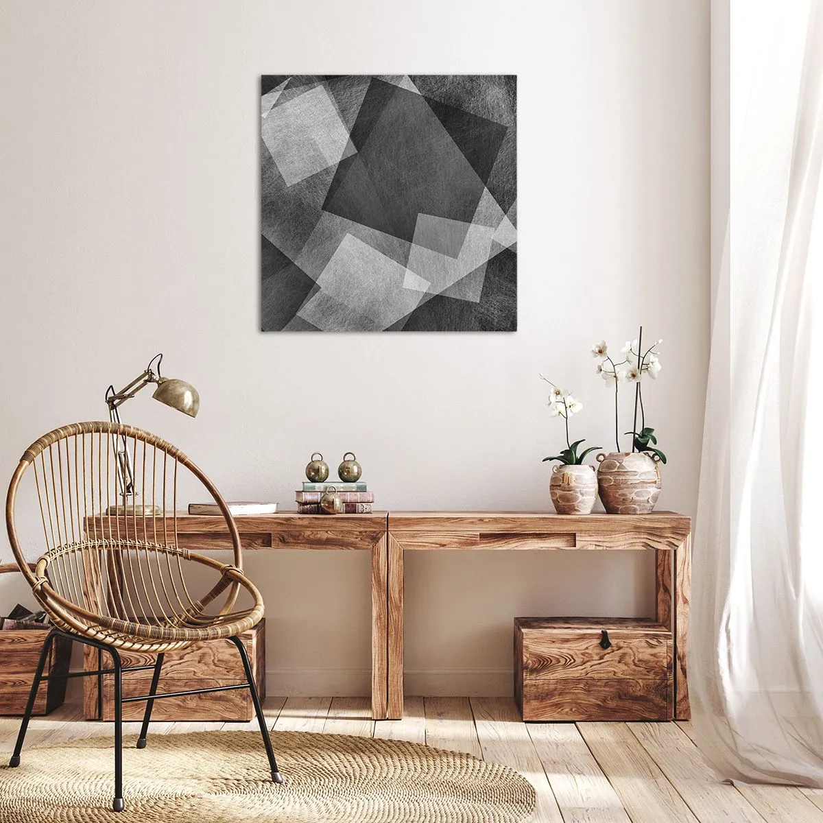 Canvas picture - Eternal Symbol of Durability and Order - 60x60 cm