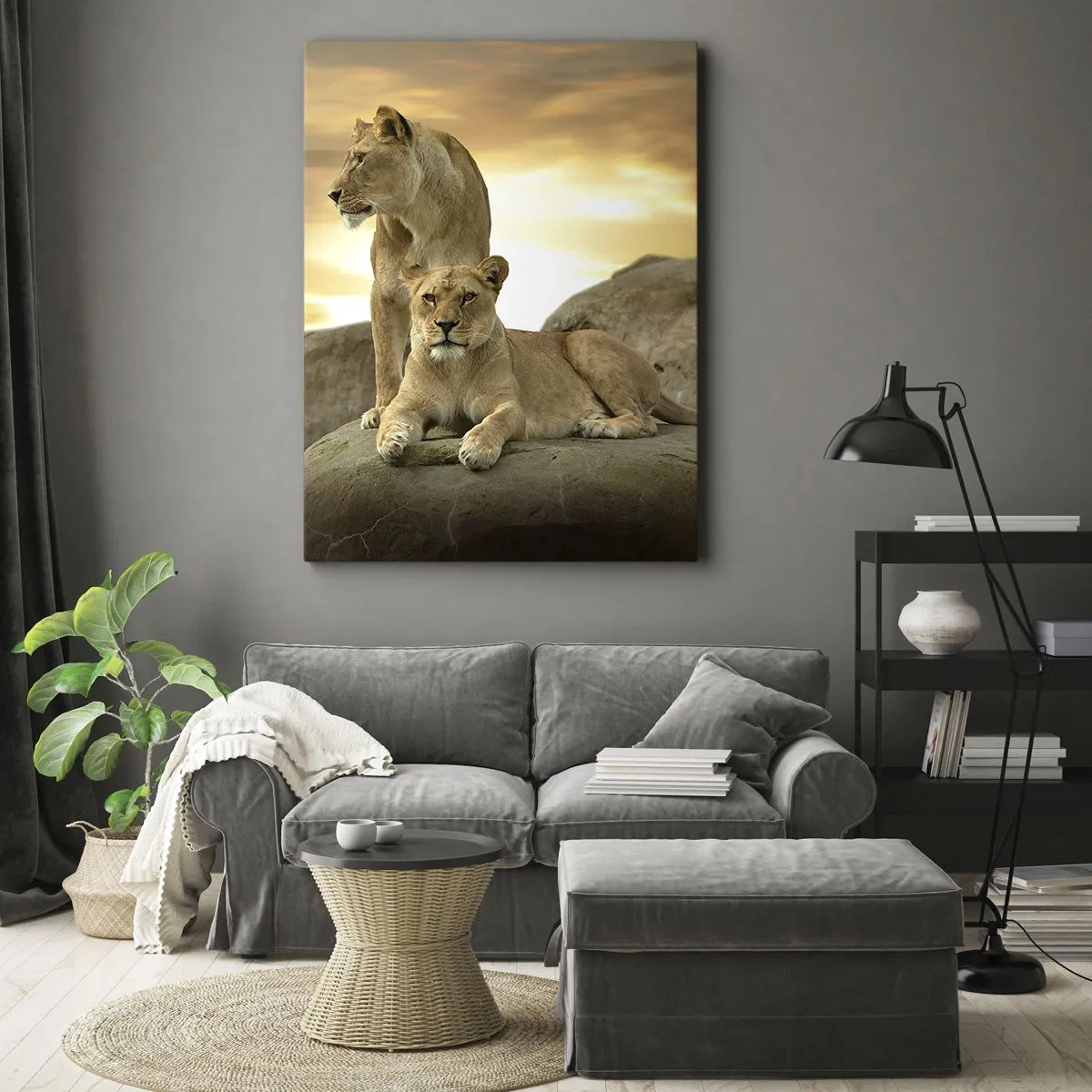 Canvas picture - Royal Majesty - 45x80 cm
