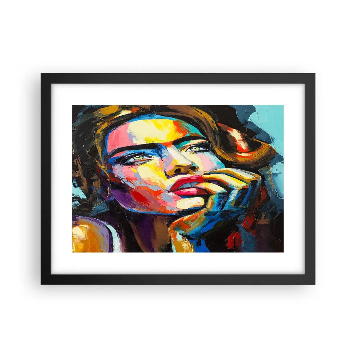Poster in black frame - Dreams Like Birds Flying in the Sky - 40x30 cm