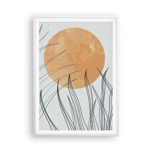 Poster in white frmae - Always Towards the Sun - 70x100 cm