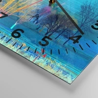 Clock face with numbers