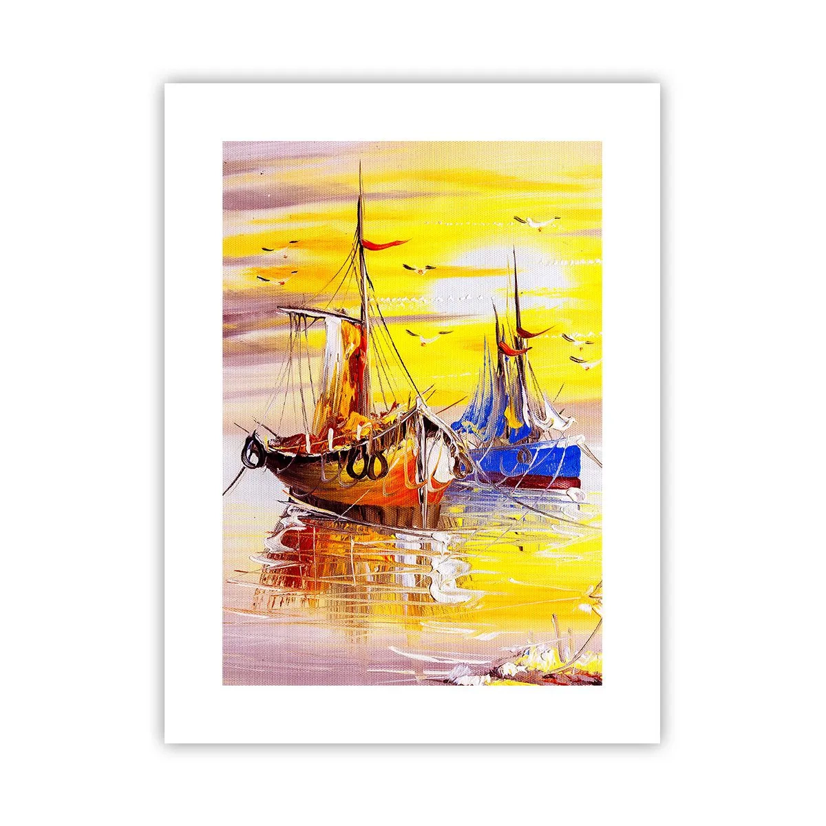 Poster - Deserved Rest in Port - 30x40 cm