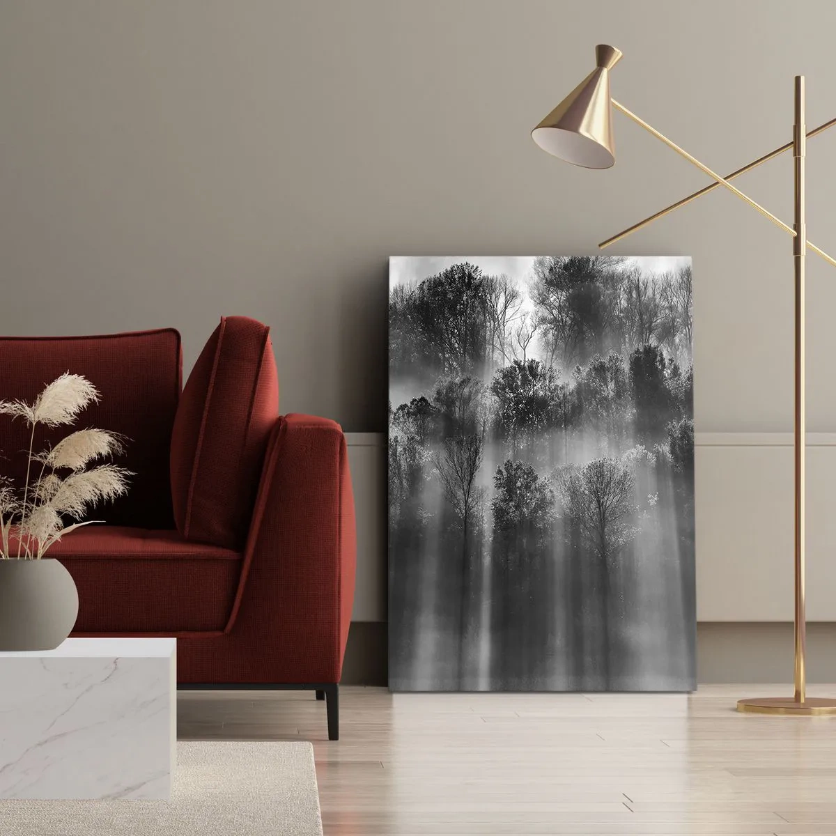 Canvas picture - In the Streams of Light - 65x120 cm