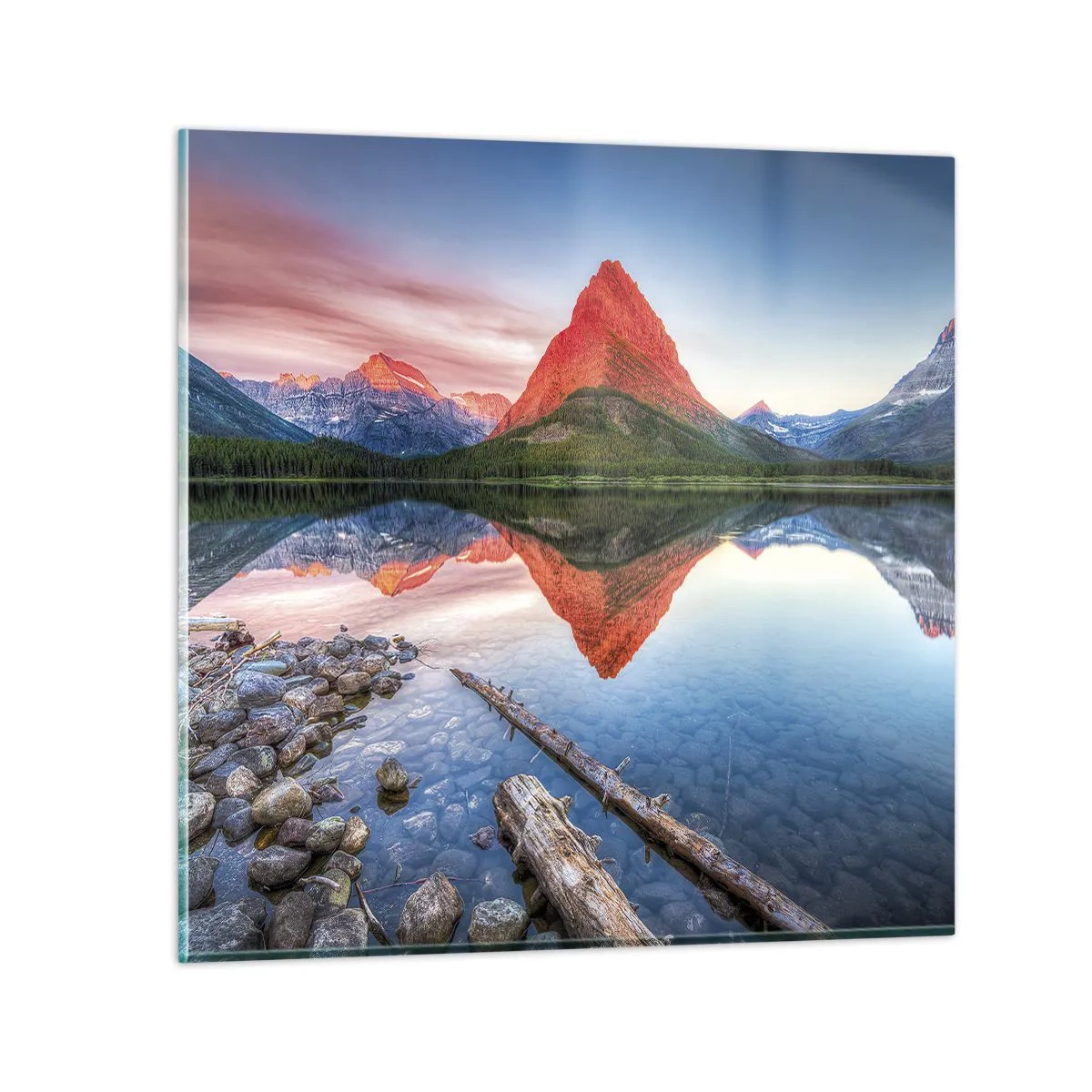 Glass picture - Heat and Cold - 30x30 cm
