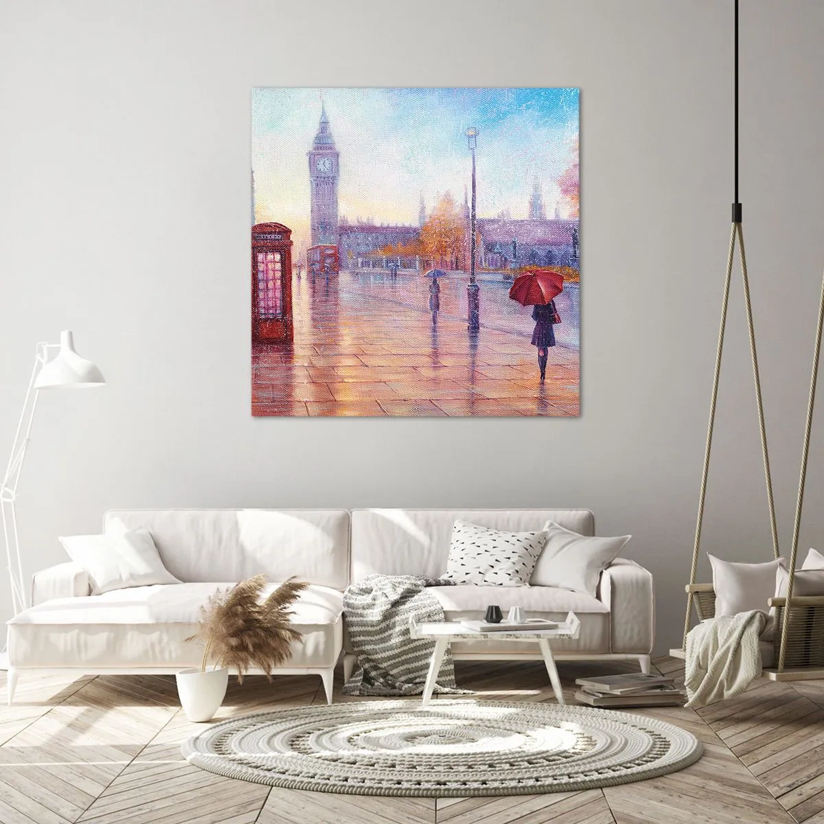 Canvas picture - London Autumn Day - 50x50 cm