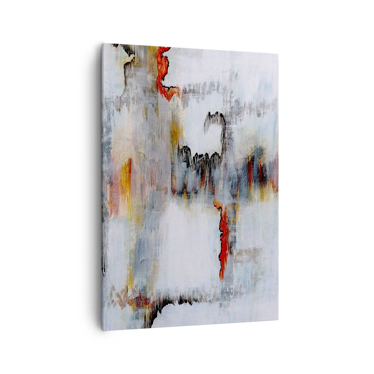 Canvas picture - With a Stick on Water - 70x100 cm