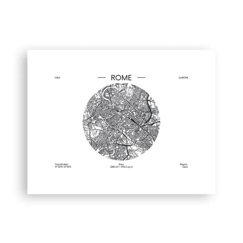 Poster - Anatomy of Rome - 40x30 cm