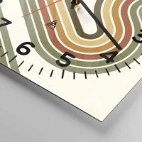 Clock face with numbers