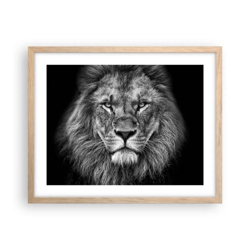 Poster in light oak frame - In Coronation Clothes - 50x40 cm