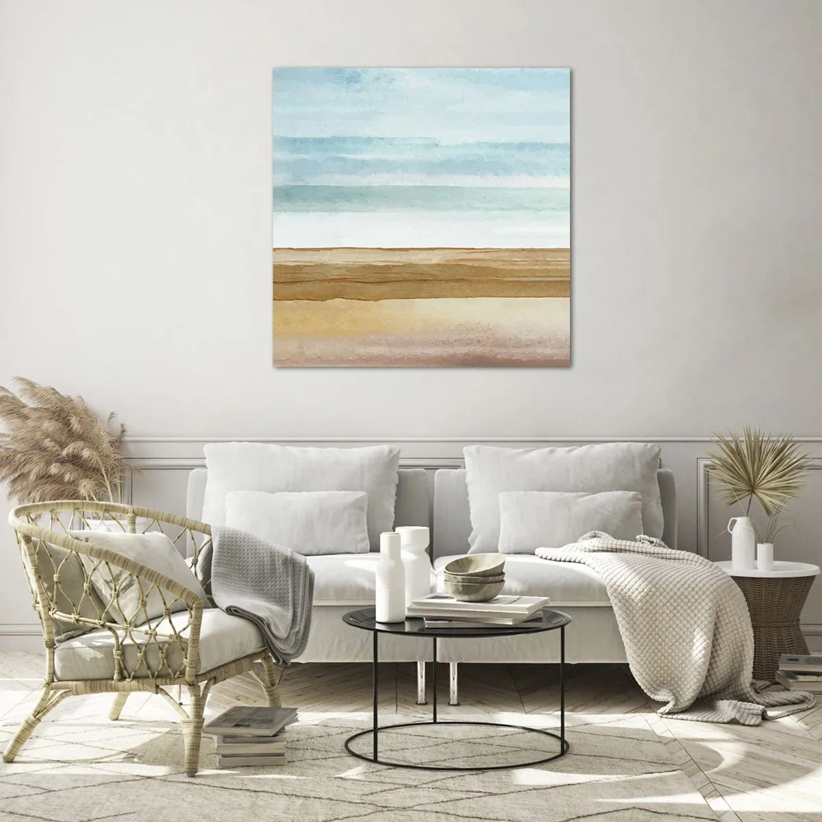 Glass picture - Calming - 70x70 cm