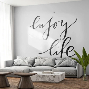 Self-Adhesive Photo Wallpaper Deluxe Sticker - Nothing to Add… - Typography, Affirmation, Maxim - 250x175 cm