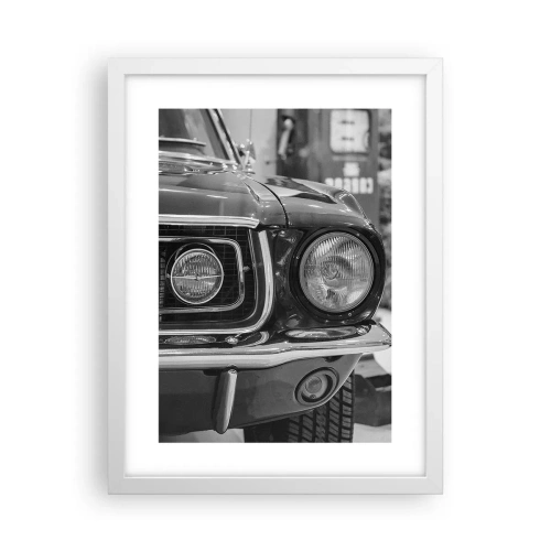 Poster in white frmae - Rough Ride - 30x40 cm