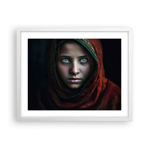 Poster in white frmae - Eastern Princess - 50x40 cm