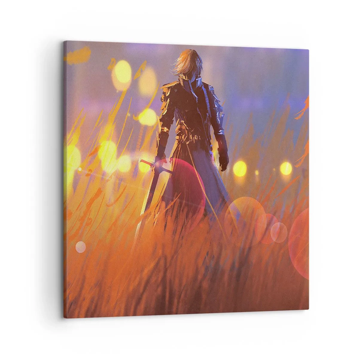 Canvas picture - Knight-errant - 50x50 cm
