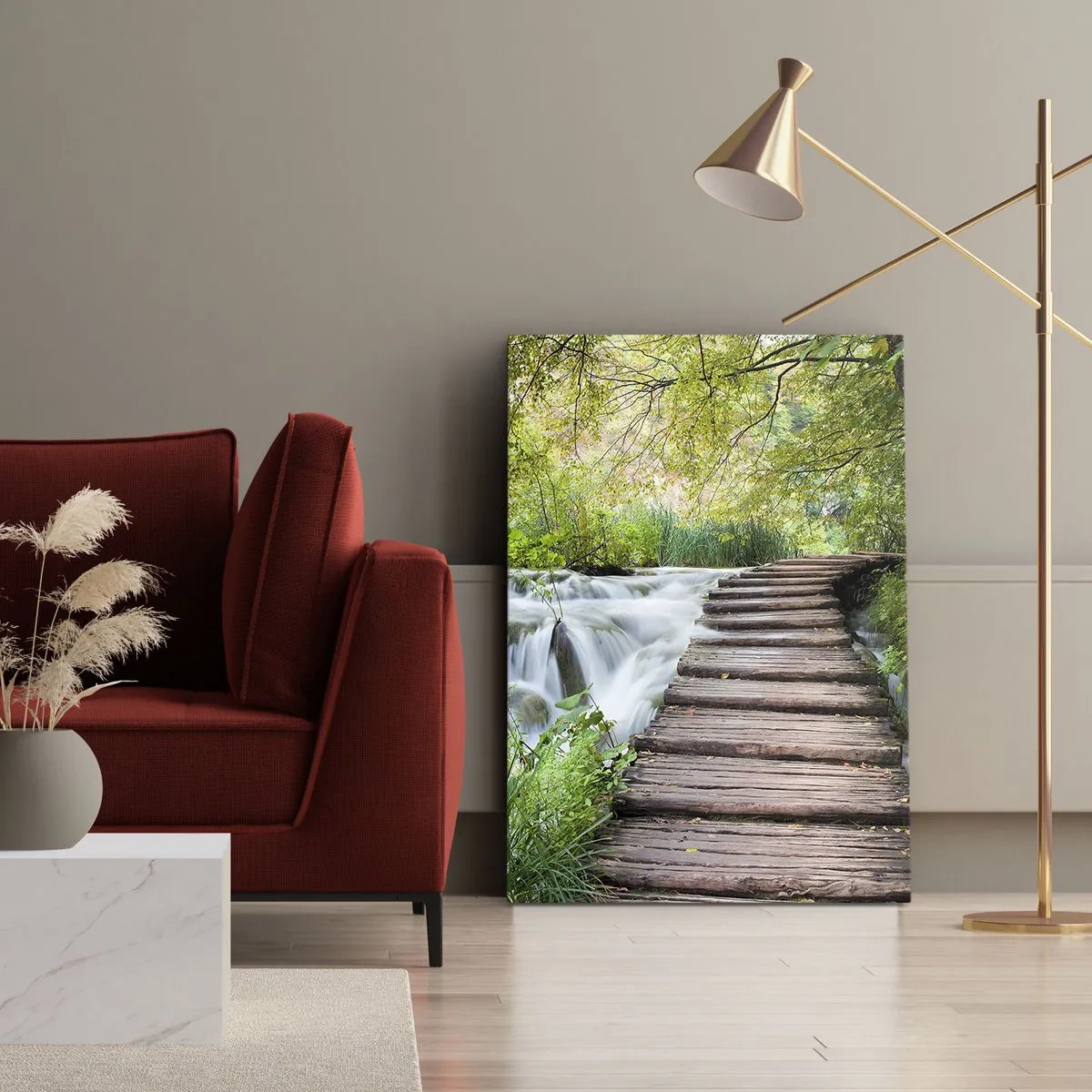 Canvas picture - Not Such Quiet Water - 70x100 cm