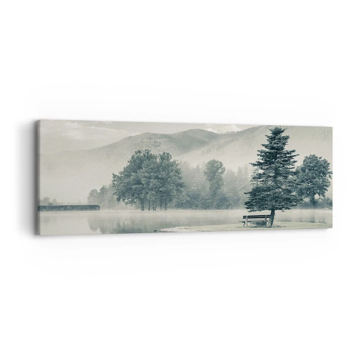 Canvas picture - Lake Is Still Asleep - 90x30 cm