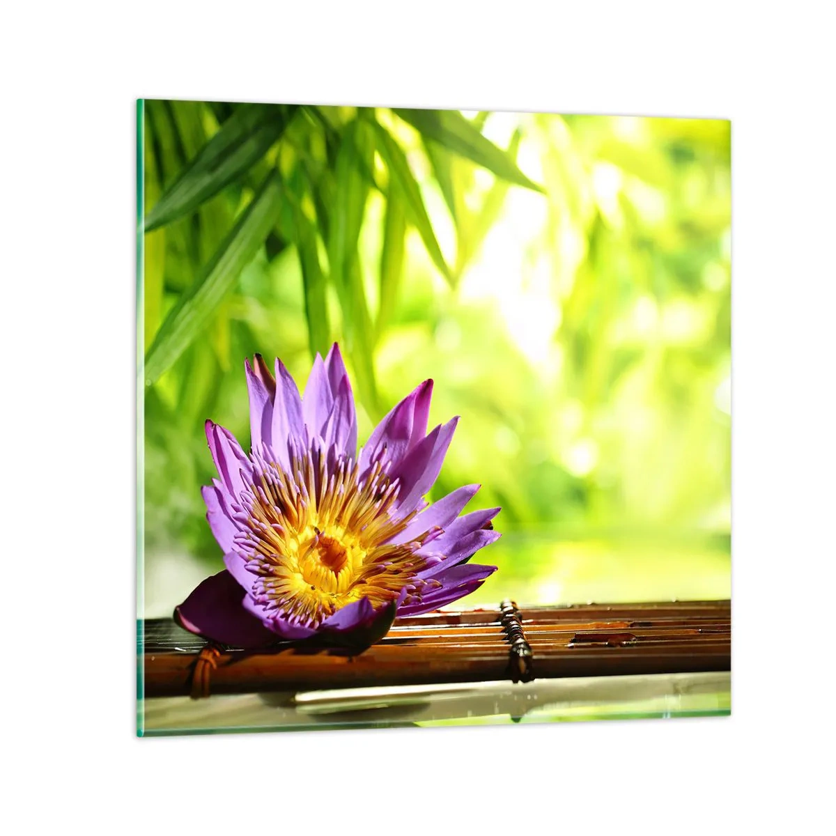 Glass picture - In the Asian Sun - 30x30 cm