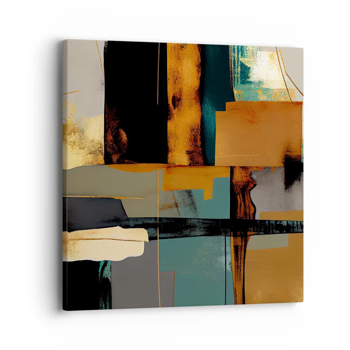 Canvas picture - Abstract - Light and Shadow - 40x40 cm