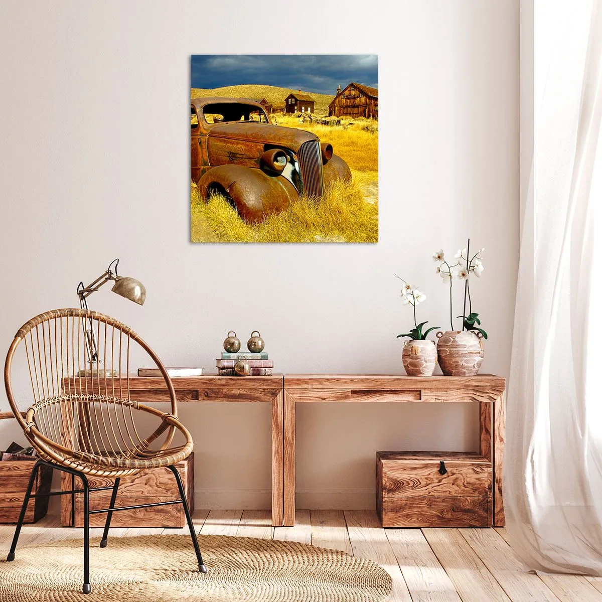 Canvas picture - Deserved Rest - 40x40 cm