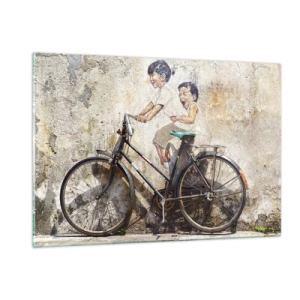 Glass picture - True or False? - 120x80 cm