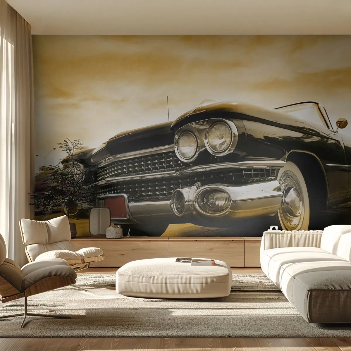 Photo Wallpaper Standard Eco - Classics Never Passes Away - Car, Automotive, Retro - 500x350 cm