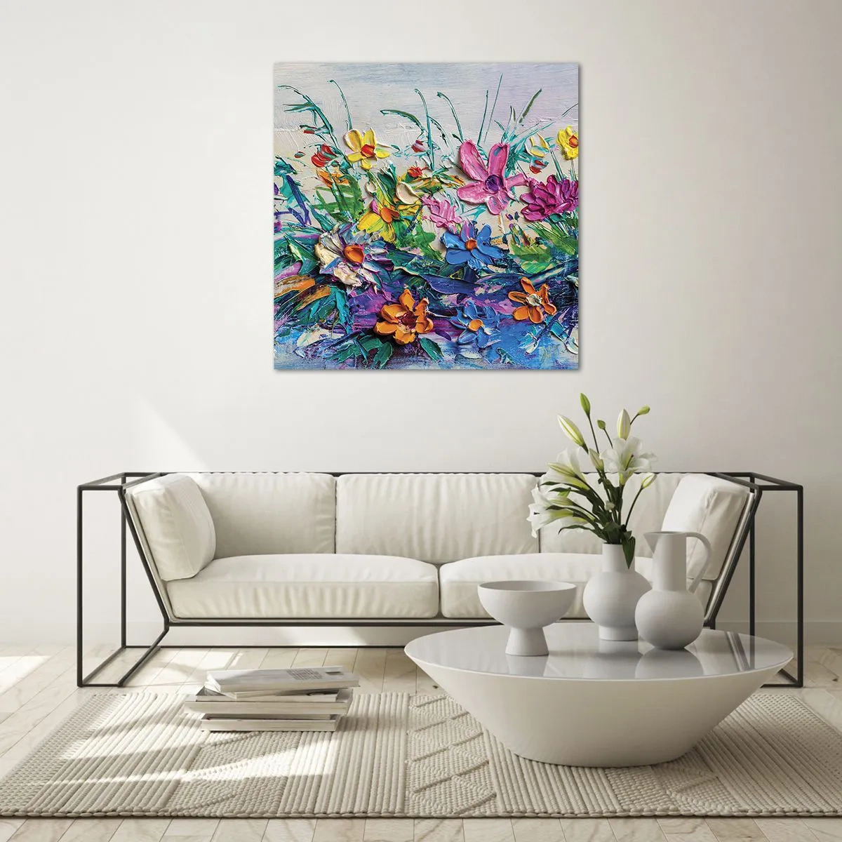 Glass picture - Not So Still Nature - 30x30 cm