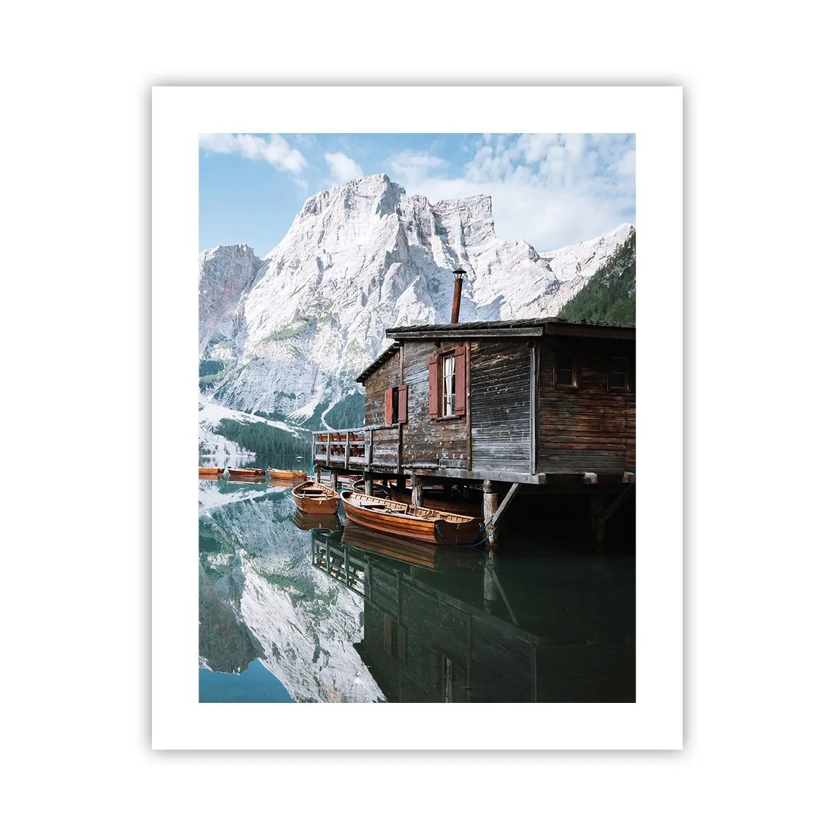 Poster - Crystal, Mountain Morning - 40x50 cm