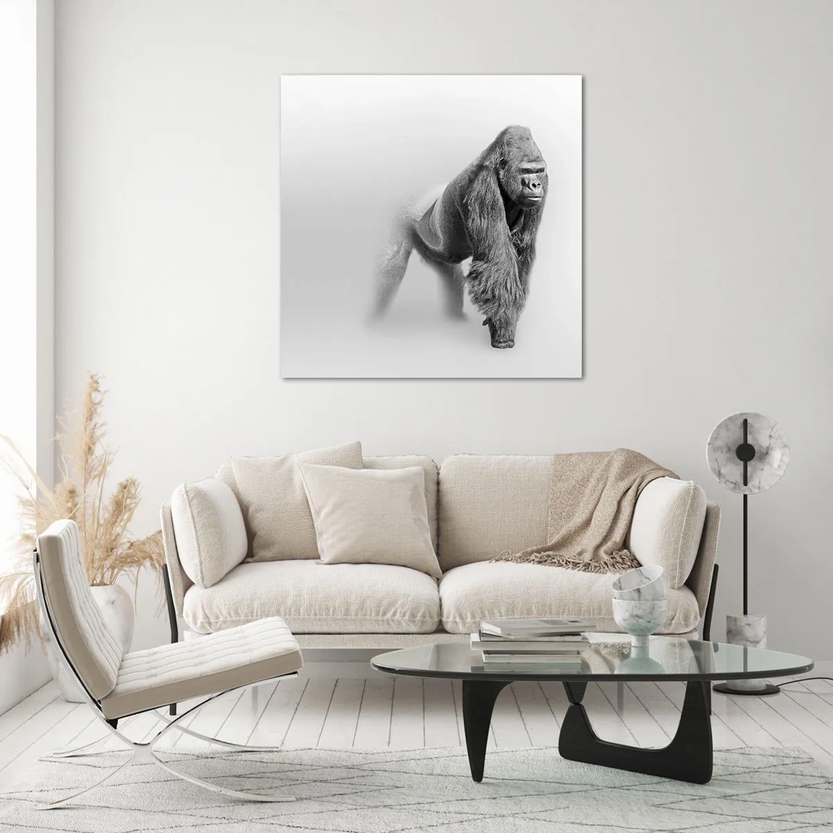 Glass picture - Certain of Its Strength - 60x60 cm