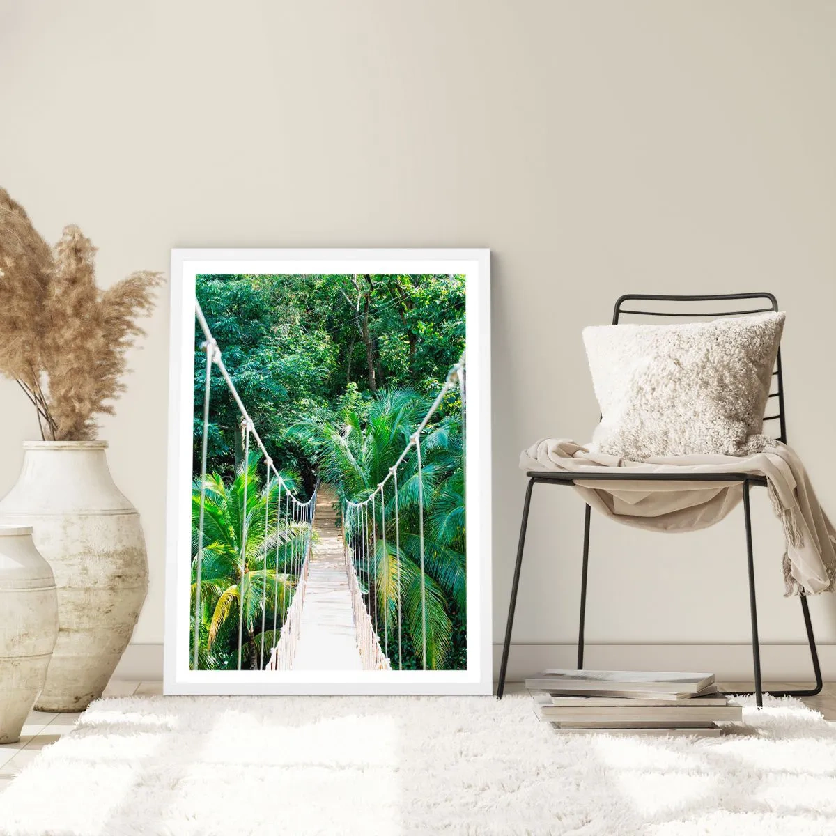 Poster in white frmae - Welcome to the Jungle! - 40x50 cm