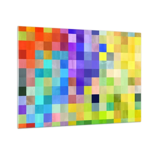 Glass picture - Each Different, All Equal - 100x70 cm