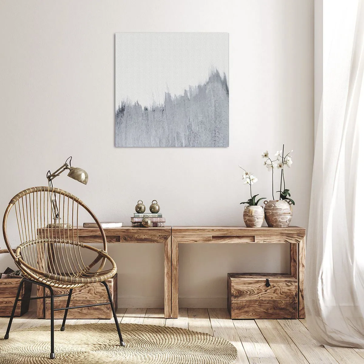 Canvas picture - Mysterious Writing - 60x60 cm