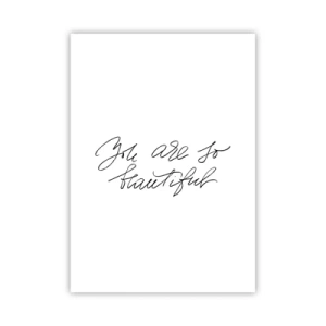 Poster - Really, Believe Me... - 50x70 cm