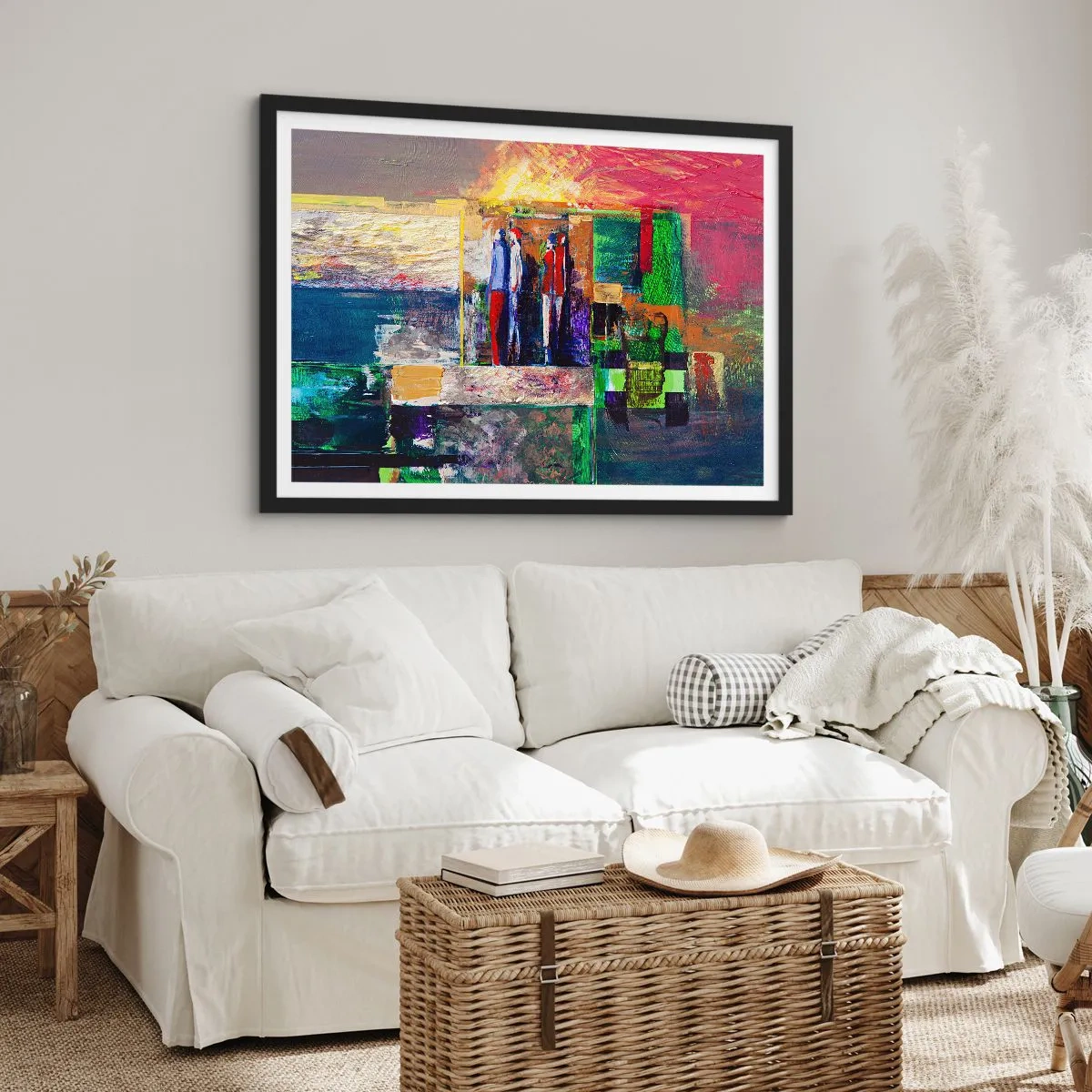 Poster in black frame - Relations and Emotions - 50x40 cm