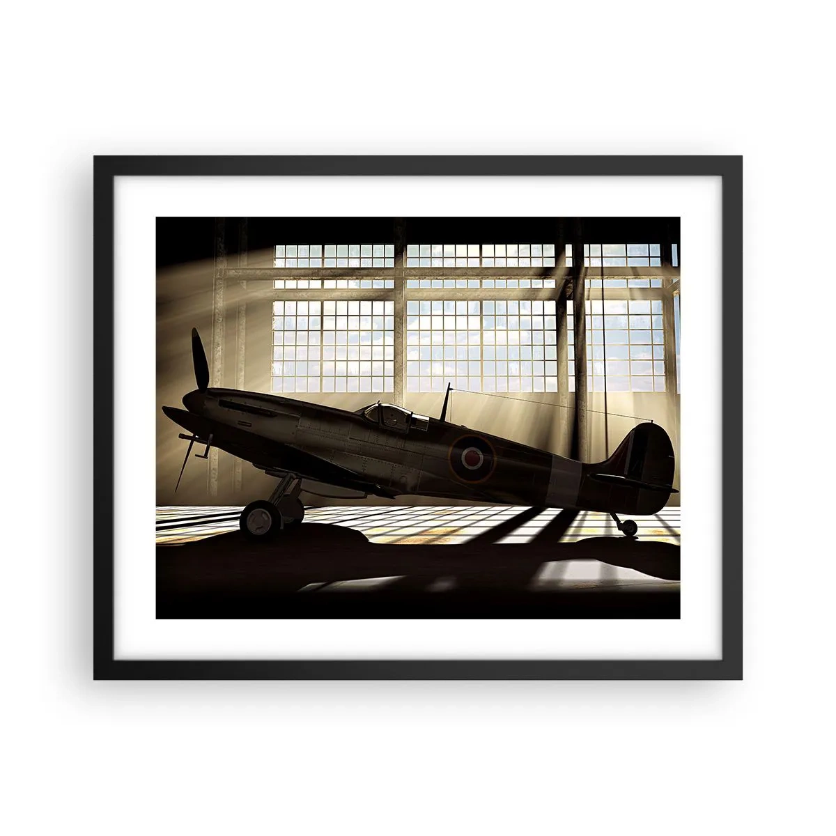 Poster in black frame - Warrior's Rest - 50x40 cm