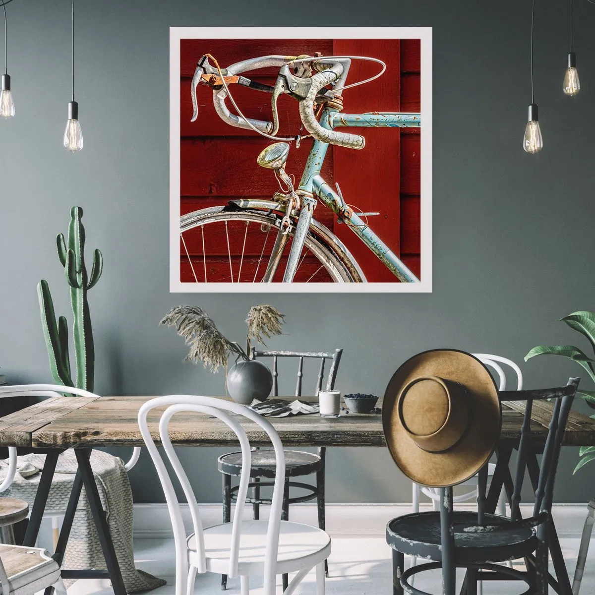 Poster - Born for Victories - 40x40 cm