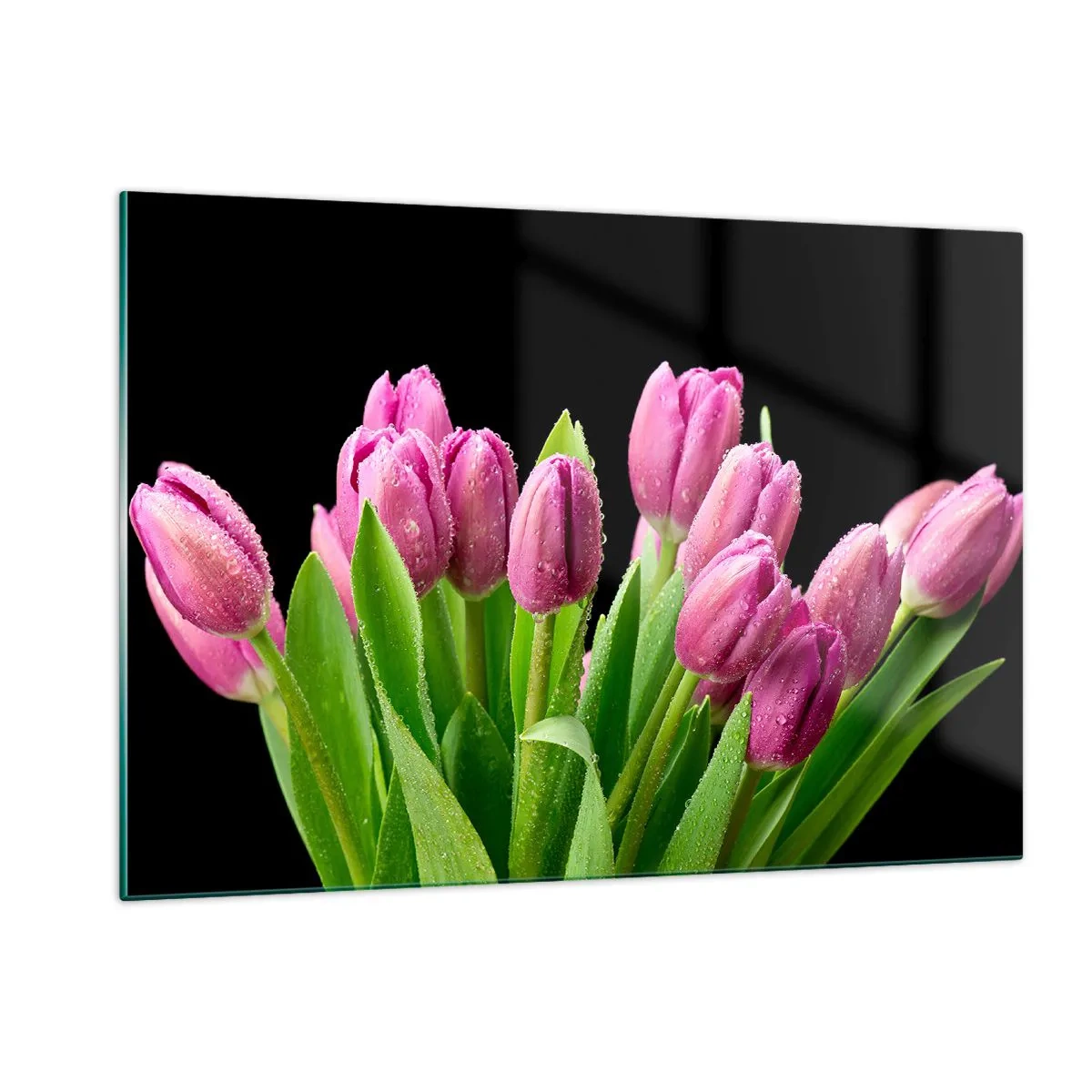 Glass picture - Lilac Joy of Spring - 120x80 cm