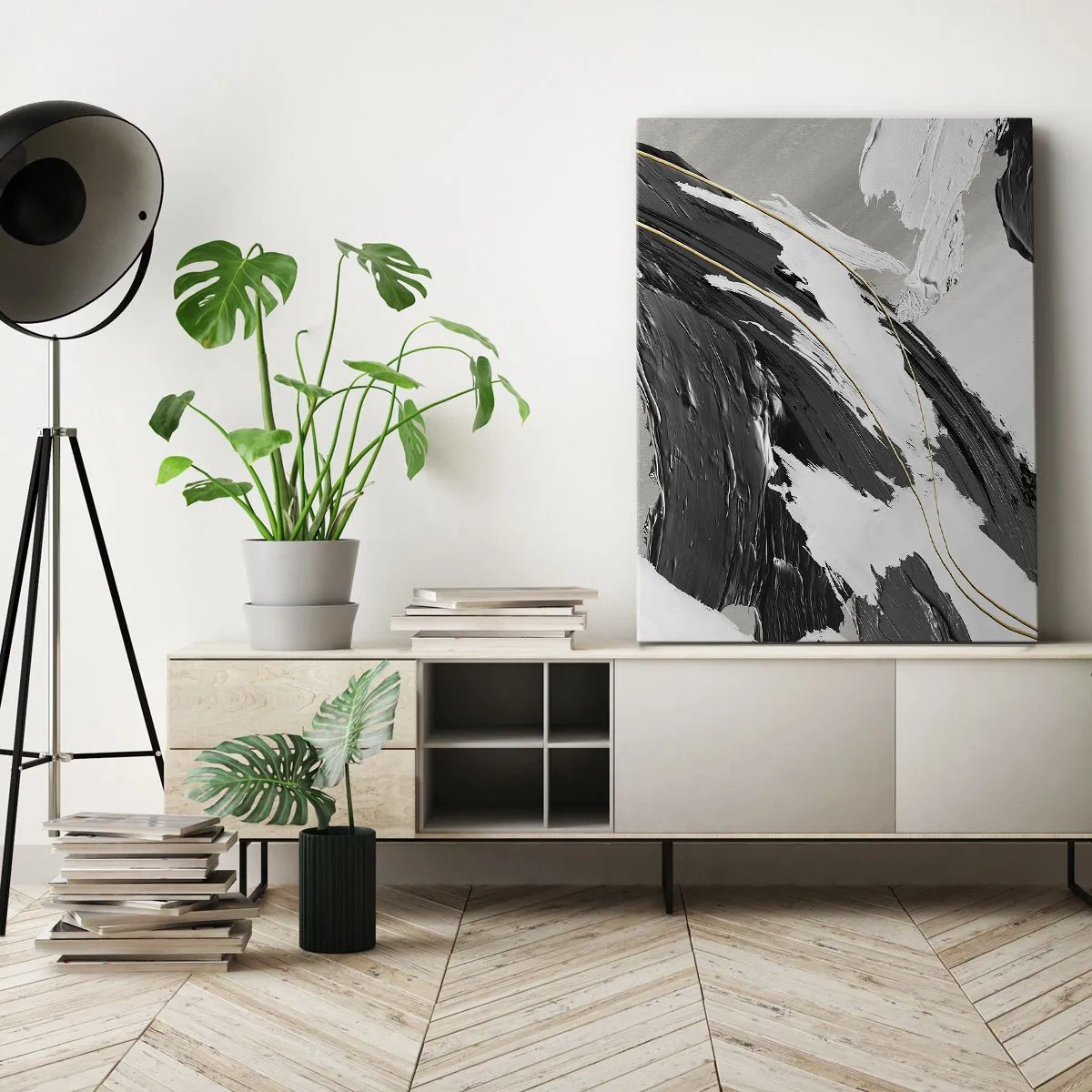 Canvas picture - Abstract with Flair - 70x100 cm