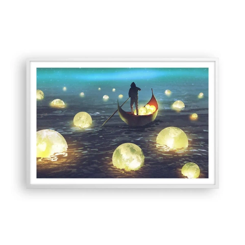 Poster in white frmae - Things that Philosophers Did Not Dream About - 91x61 cm