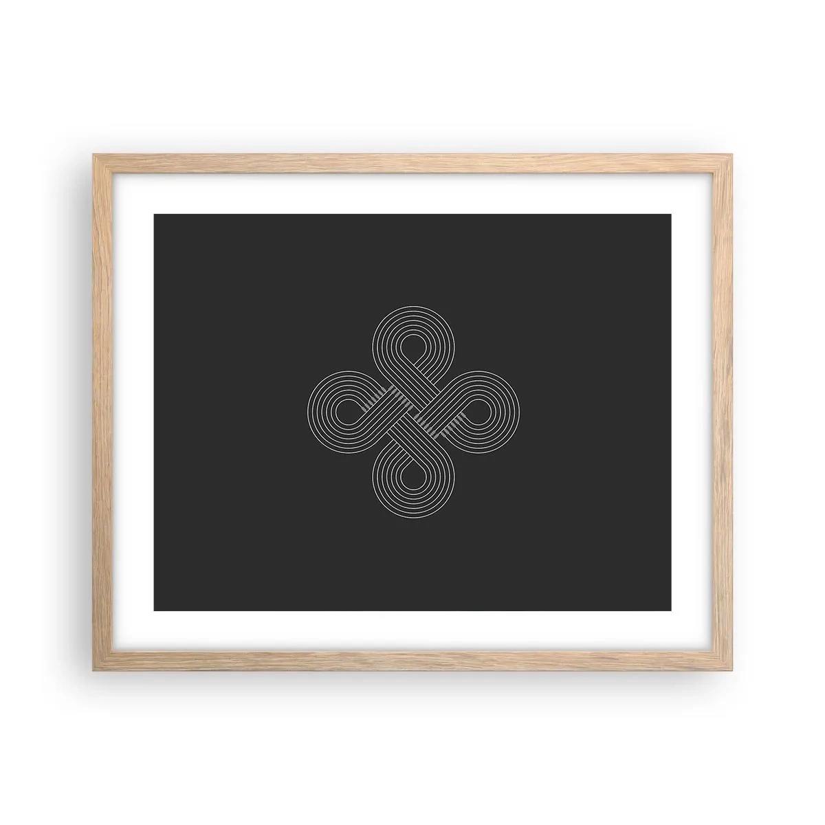 Poster in light oak frame - In Celtic Spirit - 50x40 cm