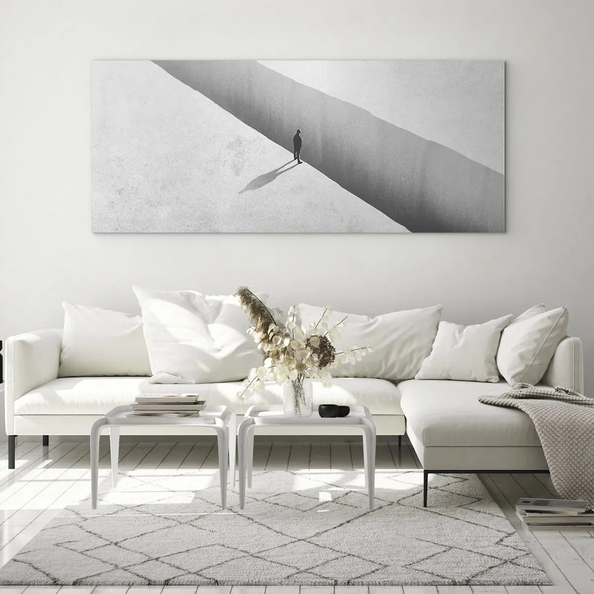 Glass picture - Clear Goal - 140x50 cm